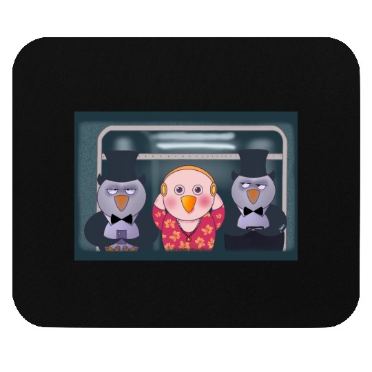 Penguin, think differently, be different - penguin Mouse Pads