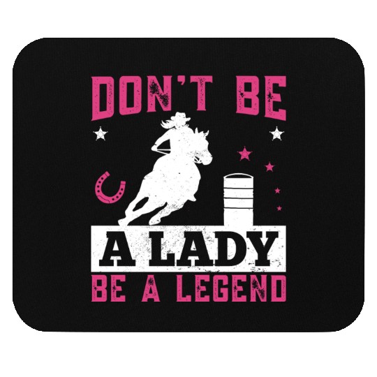 Lady Legend Horse Riding Barrel Racing Mouse Pads