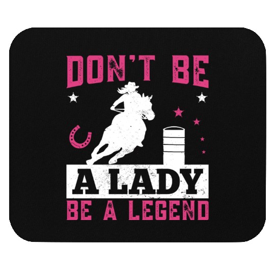 Lady Legend Horse Riding Barrel Racing Mouse Pads