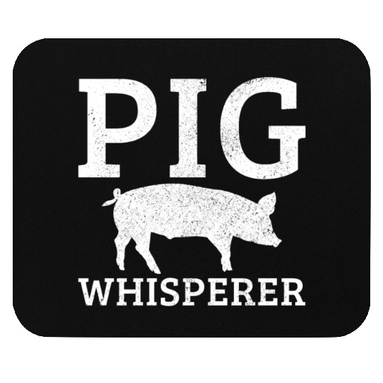 Pig Funny Farming Farmer Gift Mouse Pads