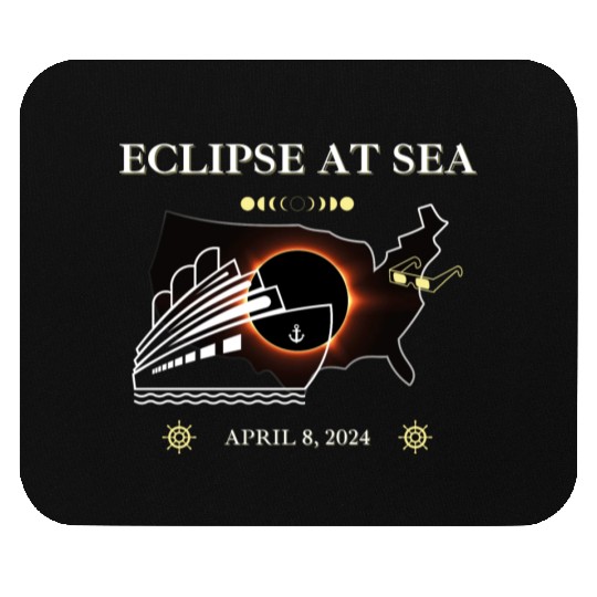 Eclipse At Sea Cruise Ship Adventure Mouse Pads