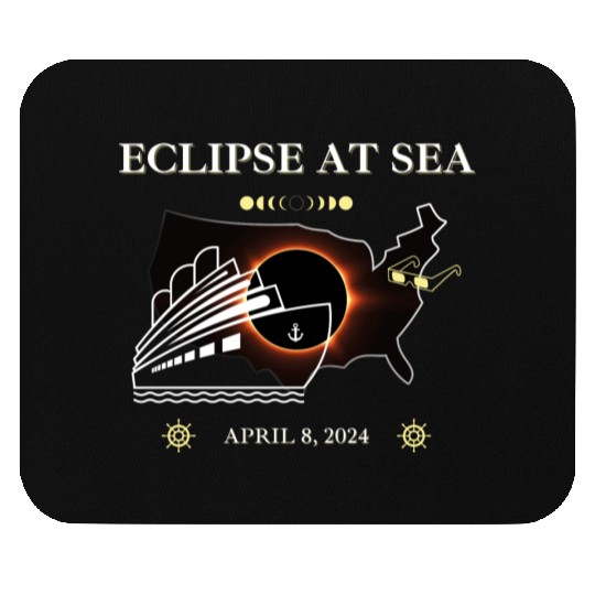 Eclipse At Sea Cruise Ship Adventure Mouse Pads