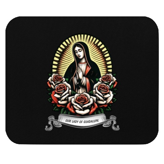 Our lady of Guadalupe Mouse Pads