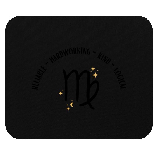 Virgo Zodiac Sign Design: Reliable, Hardworking Mouse Pads