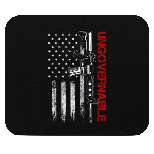 Ungovernable Become Ungovernable American USA FLag Mouse Pads