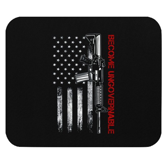 Become Ungovernable American USA Flag Mouse Pads