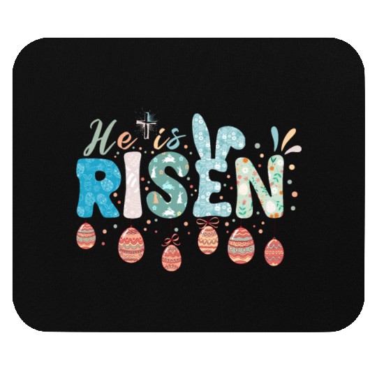 He Is Risen Easter Celebration Theme Mouse Pads