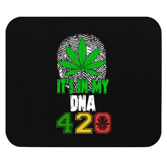 Slapstick 420 Herb In My DNA Weed Marijuana Design Mouse Pads