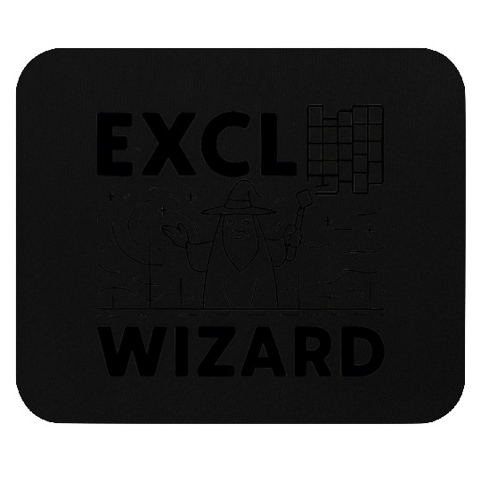 excel wizard funny accountant bookkeepers gift Mouse Pads