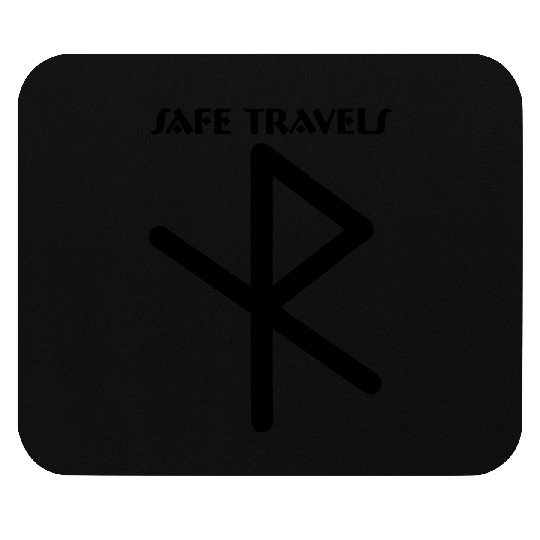 Runic symbol Viking SAFE TRAVEL Mouse Pads