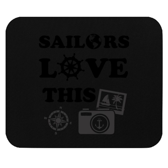 Funny sailors seafarers mariners lifestyle sea fun Mouse Pads