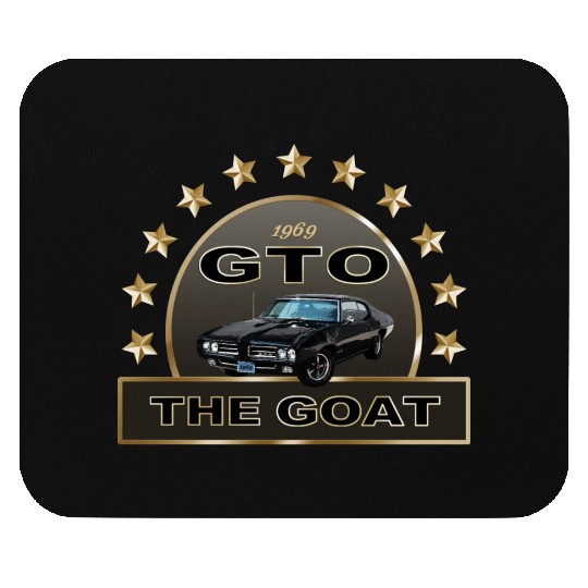 VINTAGE 1969 GTO MUSCLE CAR IS THE GOAT Mouse Pads