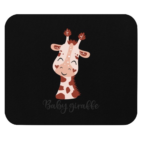 Baby Giraffe Mouse Pads