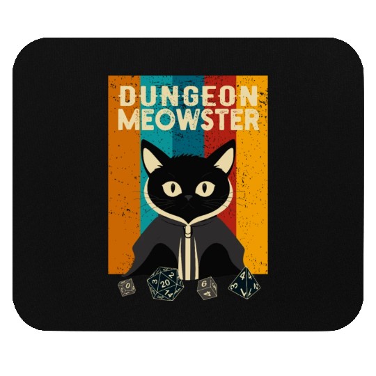 Dungeon Meowster Mouse Pads