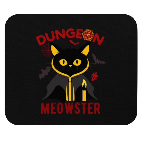 Dungeon Meowster Mouse Pads
