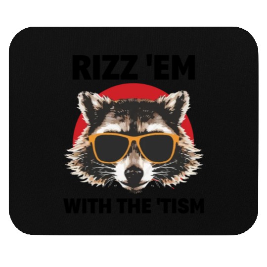 Rizz God: Autism Awareness Opossum Mouse Pads