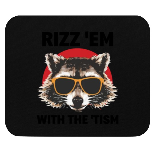 Rizz God: Autism Awareness Opossum Mouse Pads