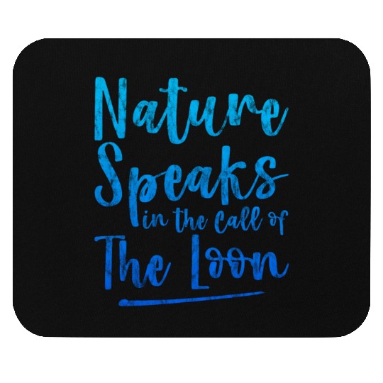 Nature Speaks In The Call Of The Loon 3 Mouse Pads
