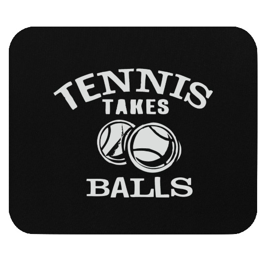 Tennis player Mouse Pads