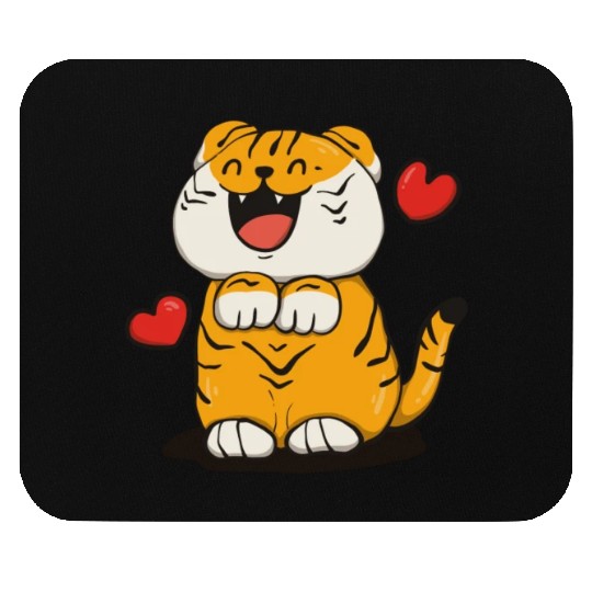 49Happy Puppy Tiger Mouse Pads