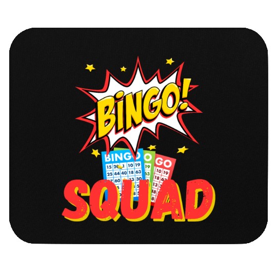 Lucky bingo Mouse Pads