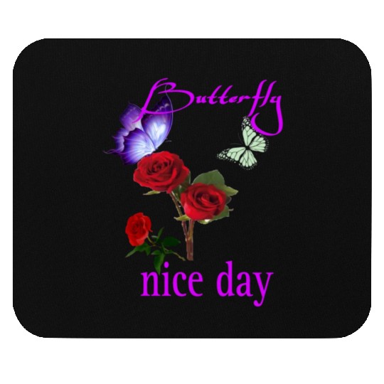 "Butterfly Nice Day. Mouse Pads