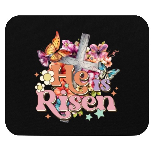 He Is Risen Christian Easter Jesus Resurrection Mouse Pads