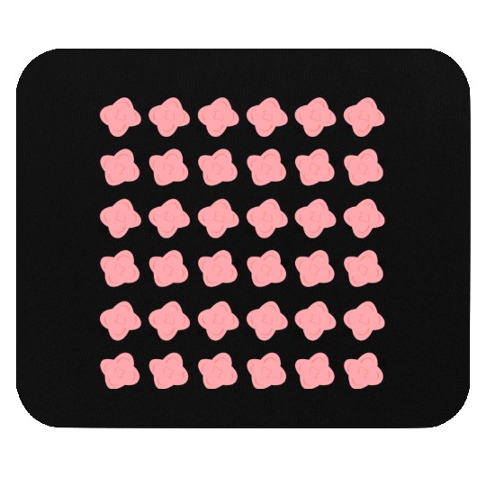PINK SPRING FLORAL PATTERN Mouse Pads