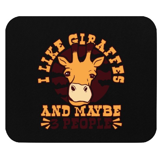 Like Giraffes And Maybe 3 People African Mouse Pads