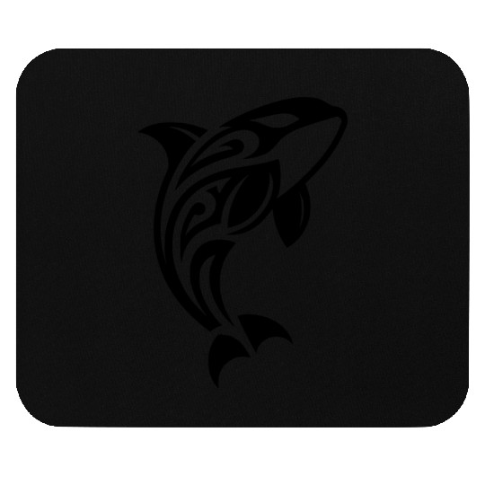 Jumping Orca T Tattoo Style Mouse Pads