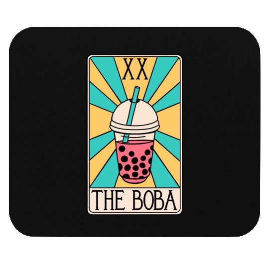 Boba Tarot Card - Bubble Tea Mouse Pads