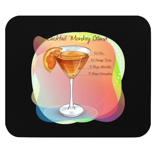 Cocktail Monkey Gland Recipe Gin Orange Juice Mouse Pads