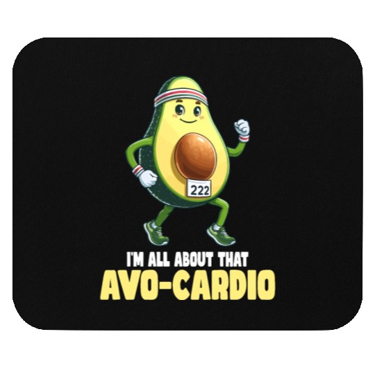 All About That Avo-Cardio Fun Run Mouse Pads