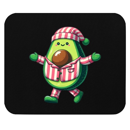Avocado in Pajamas Mouse Pads