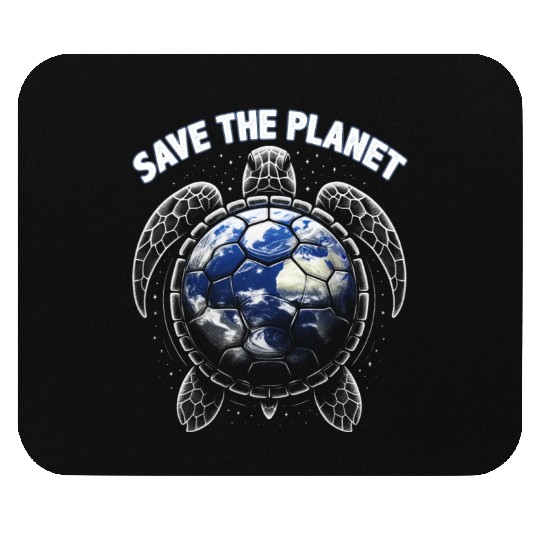 Save The Planet Turtle Environment Ocean Earth Day Mouse Pads