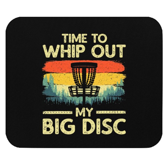 Disc Golf Art For Women Flying Disc Sport Players Mouse Pads