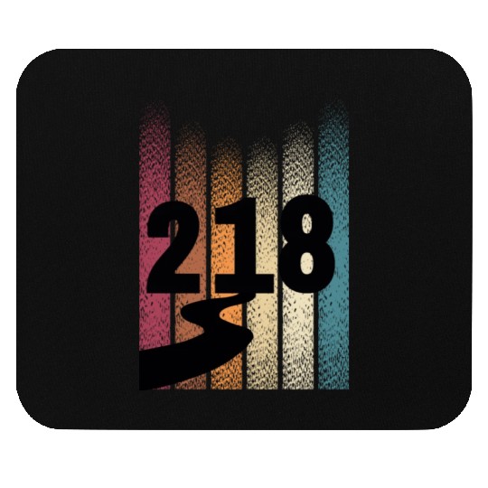 218 Area Code Retro Minnesota Duluth Mouse Pads