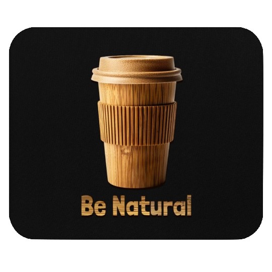 Be Natural, Bamboo Coffe Cup Mouse Pads