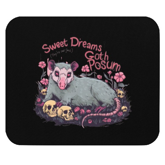 sweet dreams goth possum Street Cats Squad Mouse Pads