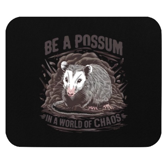 Be a Possum in a world of chaos Street Cats Squad Mouse Pads