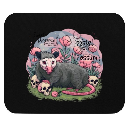 sweet dreams goth possum Street Cats Squad Mouse Pads