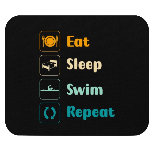 Swimming Pool Sun Diving Mouse Pads