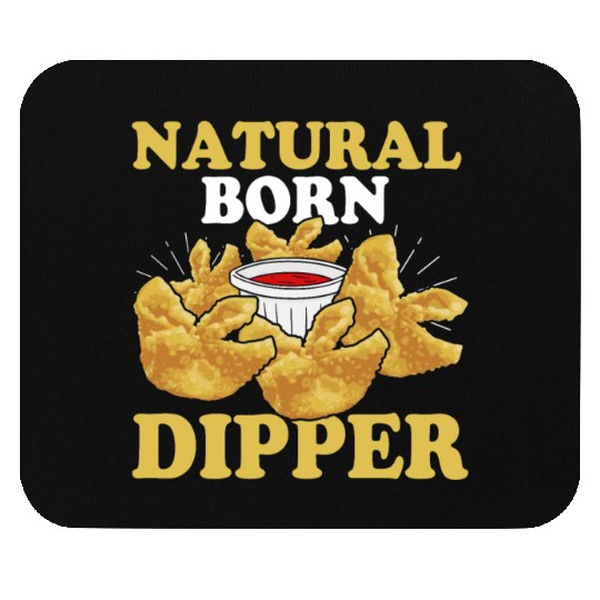 Natural Born DipperFunny Crab Rangoon Mouse Pads