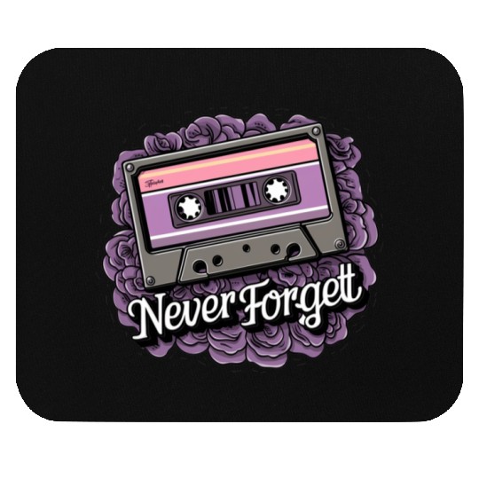 A cassette tape colored with roses 11 Mouse Pads