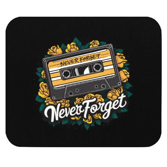 A cassette tape colored with roses 8 Mouse Pads