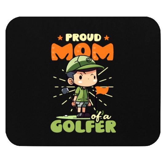 Golfing Mom Proud Mom Of Golfer Mouse Pads