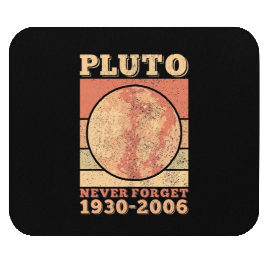 Pluto Never Forget Space Science Astronomy Mouse Pads