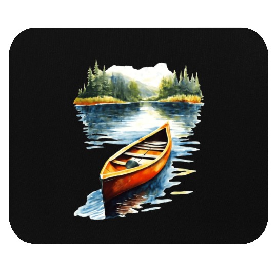 Beautiful Boat on River Mouse Pads