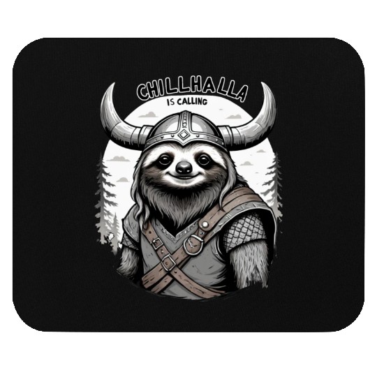 Chillhalla is Calling, Sloth design Mouse Pads