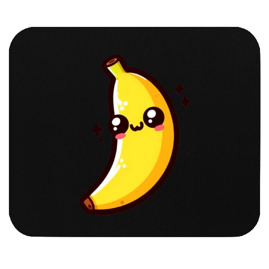 Yelow banana sweet Mouse Pads